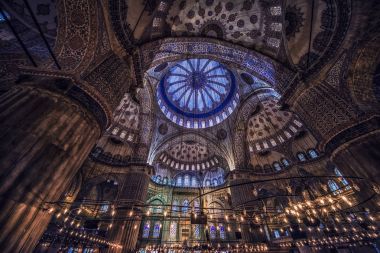 İçinde Sultanahmet Camii Istanbul'da