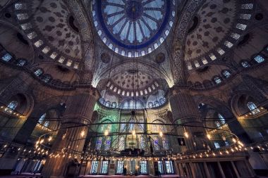 İçinde Sultanahmet Camii Istanbul'da