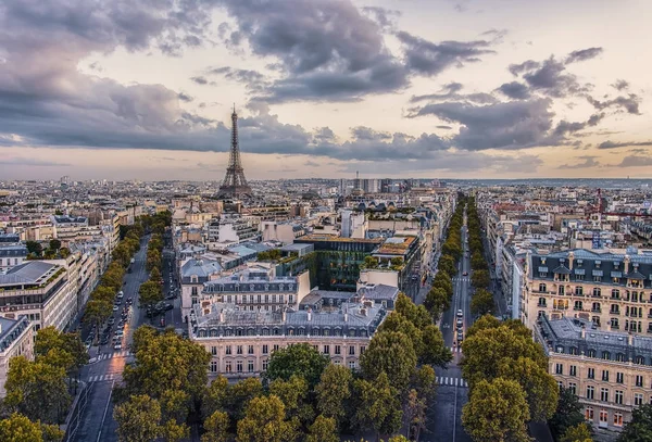 Pôr do sol em Paris — Fotografia de Stock