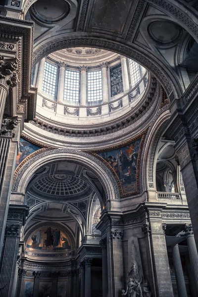 Pantheon plafond in Parijs — Stockfoto