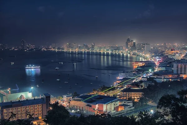 Pattaya ciudad crepúsculo — Foto de Stock