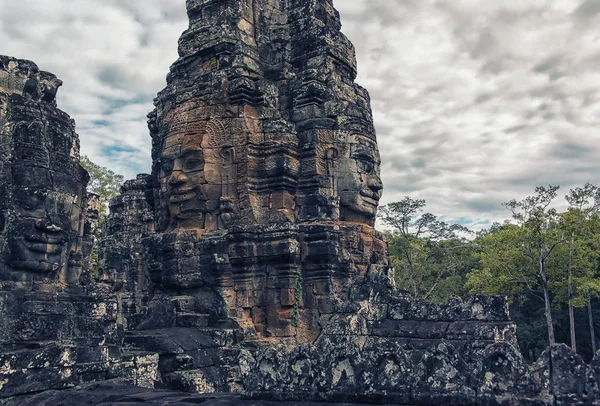 Angkor Thom Komplexu Angkor — Stock fotografie