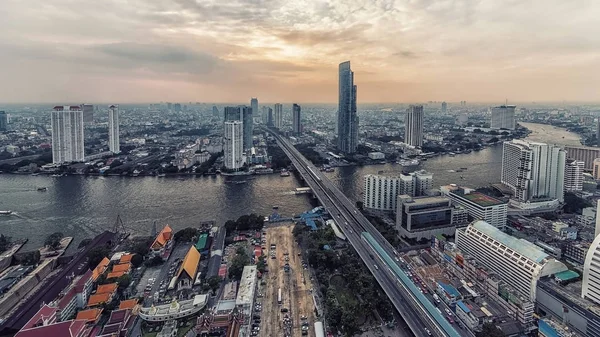 タイのバンコクの風景パノラマ — ストック写真