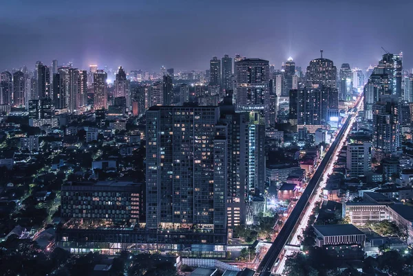 Districtul Sukhumvit Din Bangkok Thailanda — Fotografie, imagine de stoc