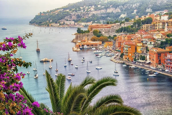 Villefranche Sur Mer Między Niceą Monako — Zdjęcie stockowe