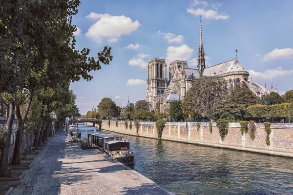 Catedral Notre Dame París — Foto de Stock