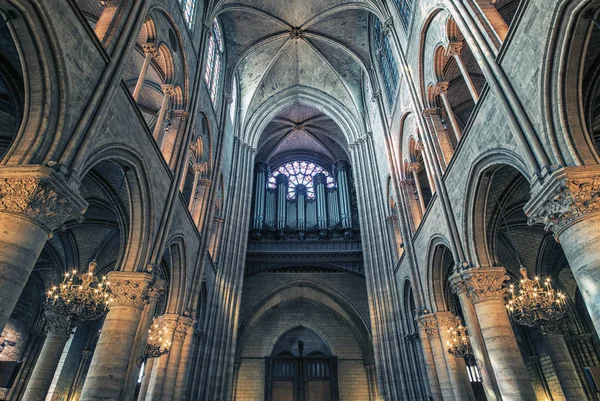 Catedral Notre Dame París —  Fotos de Stock