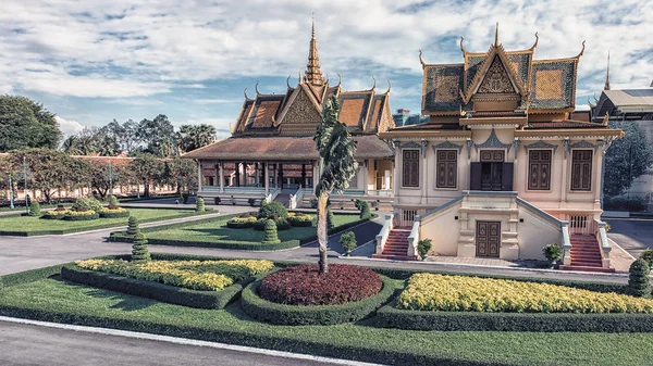 Pałac Króla Phnom Penh Kambodża — Zdjęcie stockowe