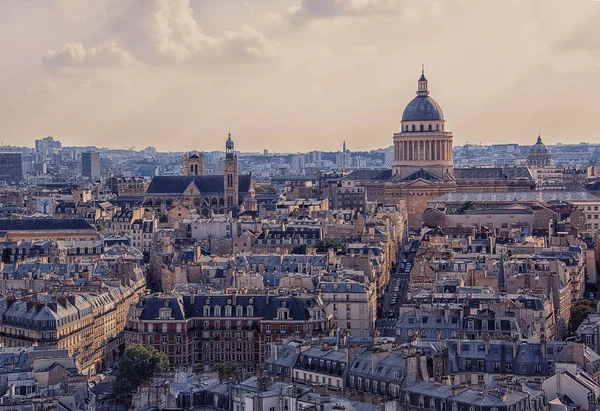 Telhados Paris Vistos Catedral Notre Dame Paris — Fotografia de Stock