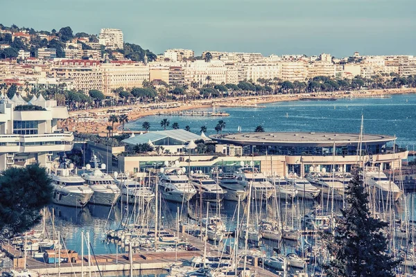 Cidade Cannes Riviera Francesa — Fotografia de Stock