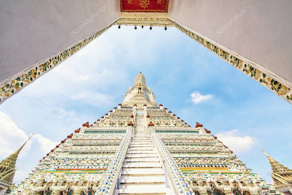 Wat Arun temple in Bangkok, Thailand