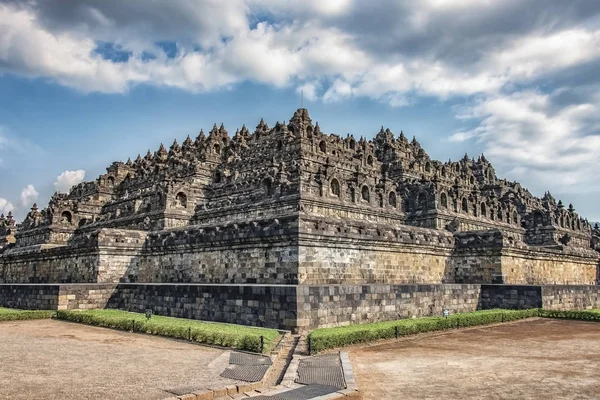 Borobudur Boeddhistisch Monument Centraal Java Indonesië — Stockfoto