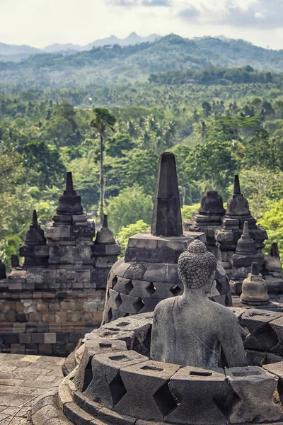 Borobudur Boeddhistisch Monument Centraal Java Indonesië — Stockfoto