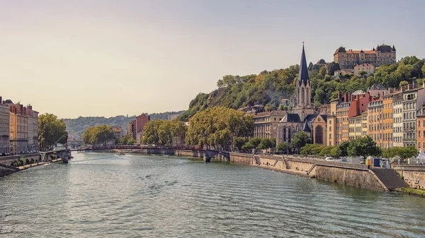 Cidade Lyon Durante Dia — Fotografia de Stock