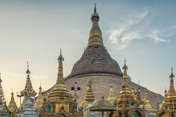 Shwedagon Pagoda Yangon Myanmar — стоковое фото