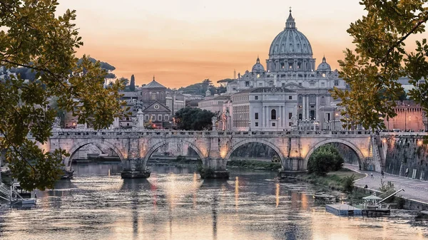 Ciudad Roma Atardecer —  Fotos de Stock