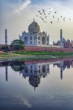 Akşam Taj Mahal, Agra, Hindistan