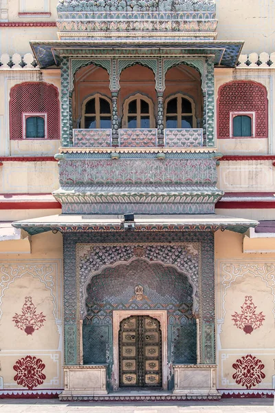 Architettura Del Palazzo Della Città Jaipur Rajasthan India — Foto Stock