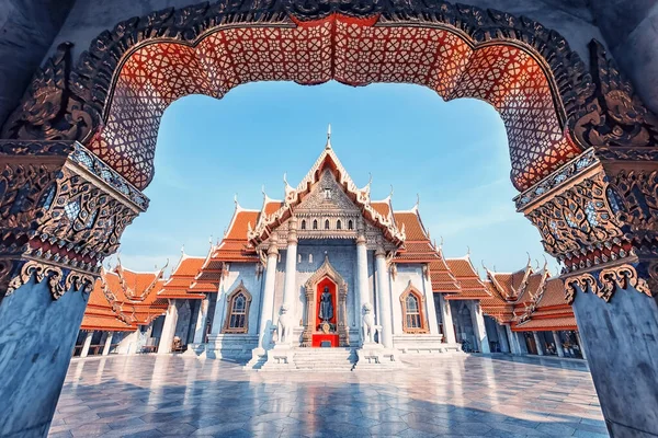 Marmeren Tempel Bangkok — Stockfoto