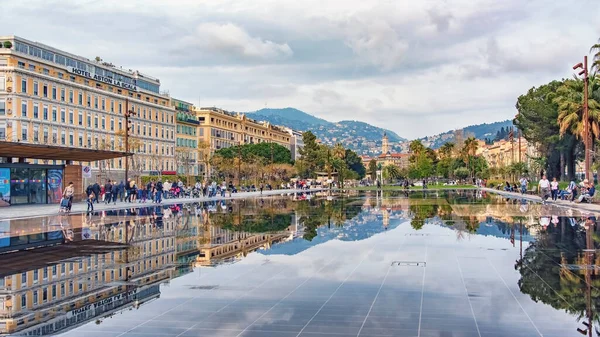 Město Nice Francouzské Riviéře — Stock fotografie