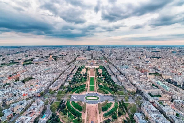 Paris Cidade Vista Alto — Fotografia de Stock