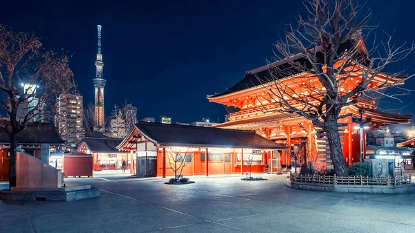 Asakusa Temple Evening — Stock Photo, Image