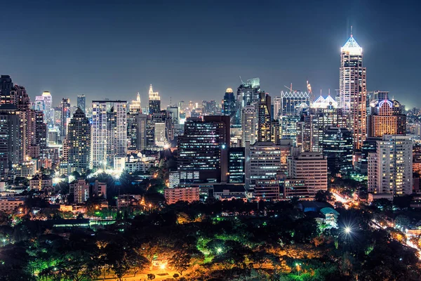 Banguecoque Cidade Noite — Fotografia de Stock