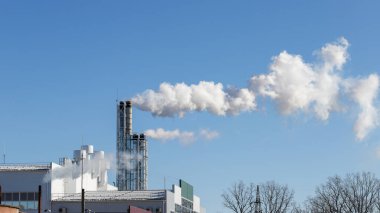 Şehirdeki elektrik santrali