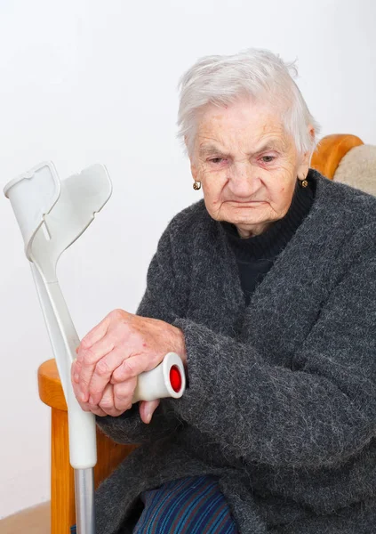 Sanidad señora mayor — Foto de Stock