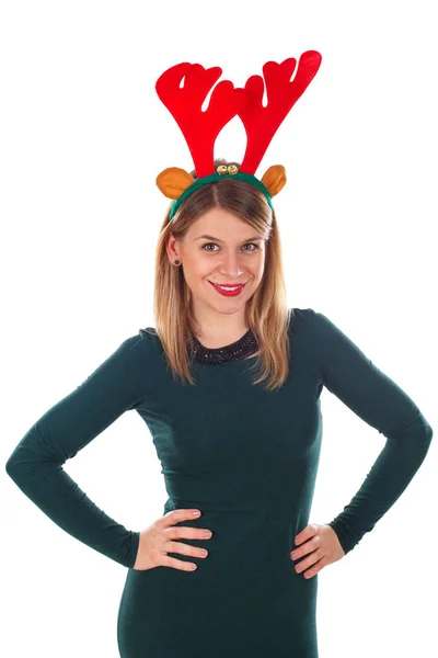 Santa's beautiful reindeer — Stock Photo, Image