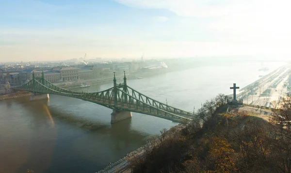 Vue du matin à Budapest — Photo