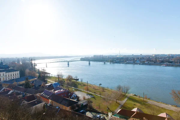 Piękna panorama w Esztergom, Węgry — Zdjęcie stockowe