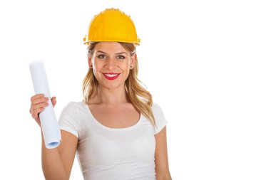 Kendine güvenen genç mühendis