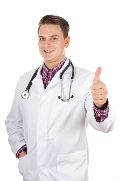 Guapo joven doctor — Foto de Stock