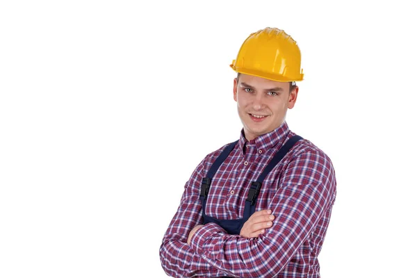 Handsome engineer with arms crossed — Stock Photo, Image