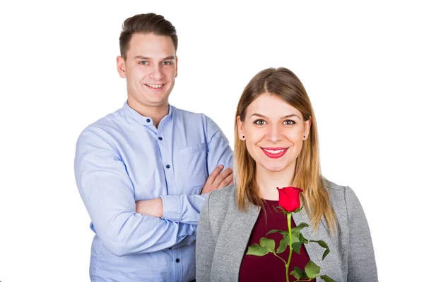 Happy young couple — Stock Photo, Image