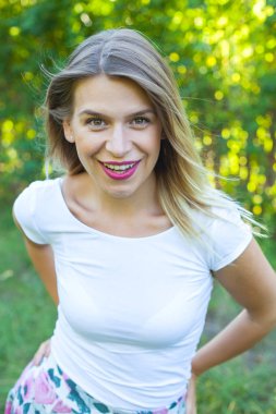 şehvetli genç kadın açık