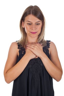 Dua - izole dindar genç kadın