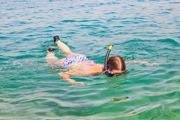 Snorkeling in Croazia — Foto Stock