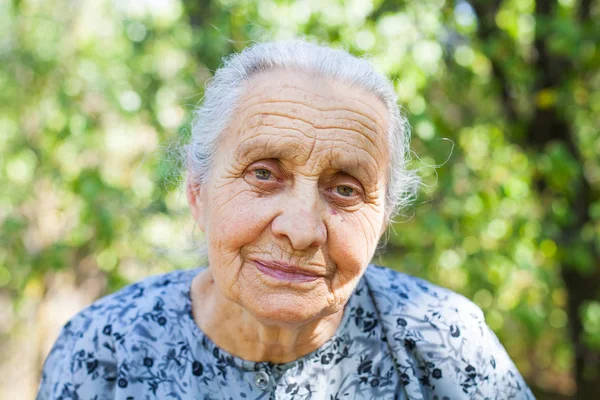 Seniorenporträt — Stockfoto