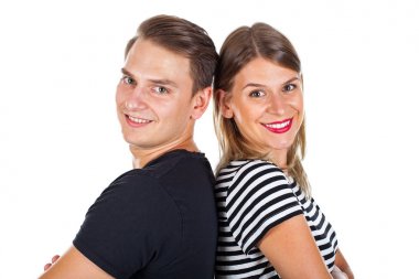 Mutlu genç çift