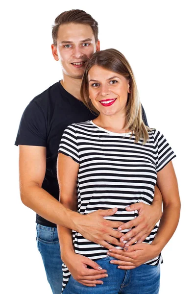 Young couple expecting a baby