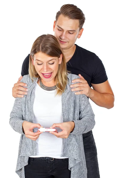 Couple expecting a baby — Stock Photo, Image