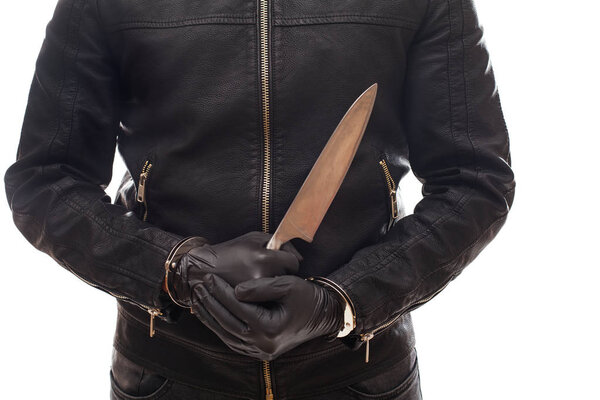 Опасный грабитель в черном
