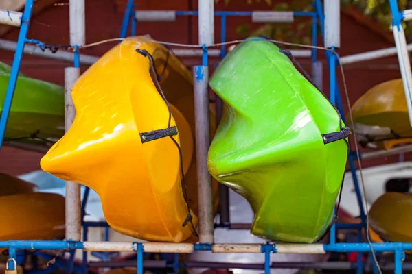Os barcos coloridos — Fotografia de Stock