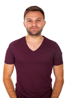 Yakışıklı genç adam.