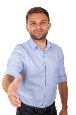 Yakışıklı genç adam.