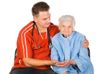 Evde yaşlı bakımı