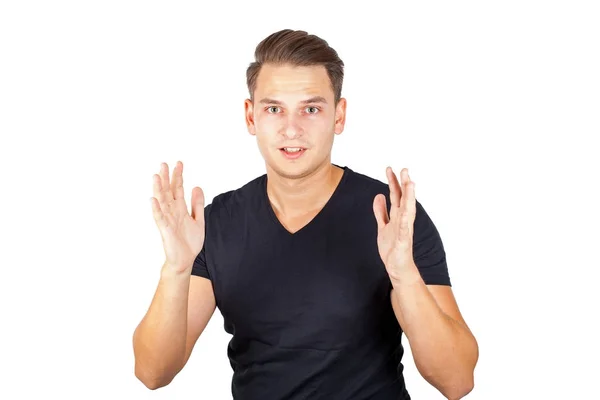 Worried young man — Stock Photo, Image