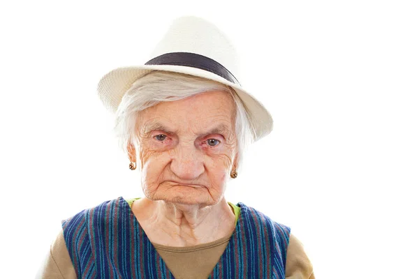 Funktionshindrad äldre kvinna — Stockfoto